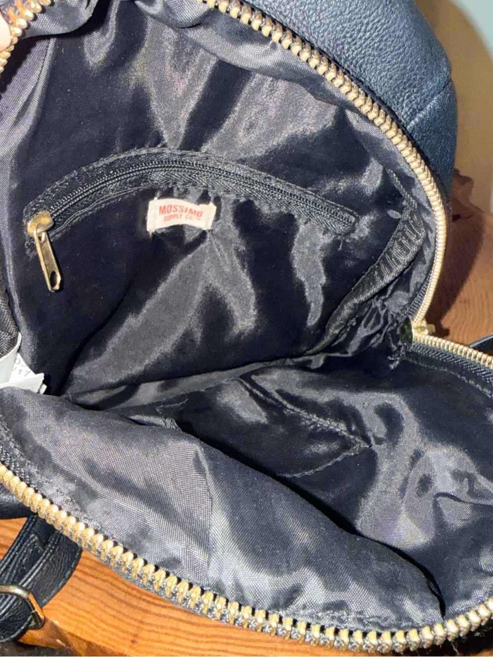 Mossimo Supply Co. Black Mini Backpack with Gold Stud Accents - Picture 5 of 5
